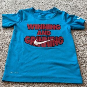 Nike Kids Teal Winning Graphic Tee